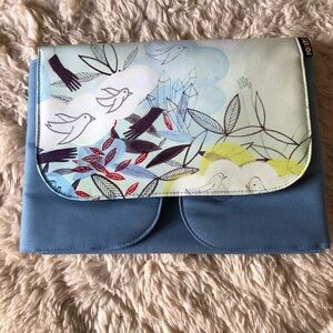 Colorful Bird Print Clutch